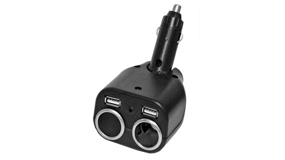 Dual 12V Outlet with USB Ports