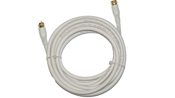 RG6U Coaxial Cable ( 3', 6', 12', 25', 50' & 100' Lengths )